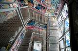 one of the staircases in the former berlin art squat, Kunsthaus Tacheles